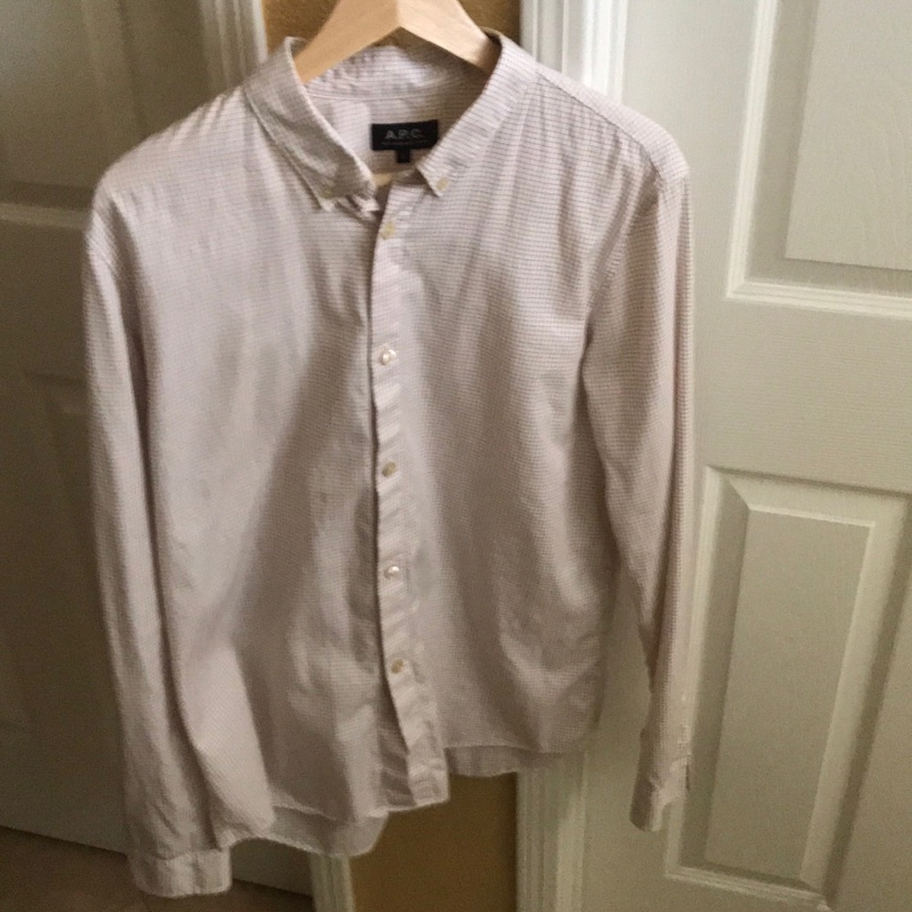 A.P.C.  Button-down shirt. Size L.